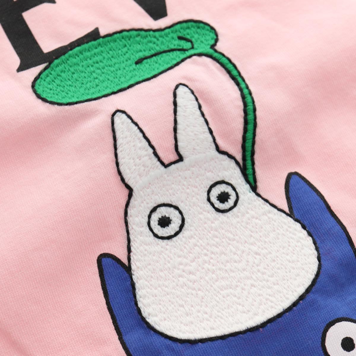 LOEWE × Studio Ghibli My Neighbor Totoro T Shirt Cotton Pink Auth 167433SM