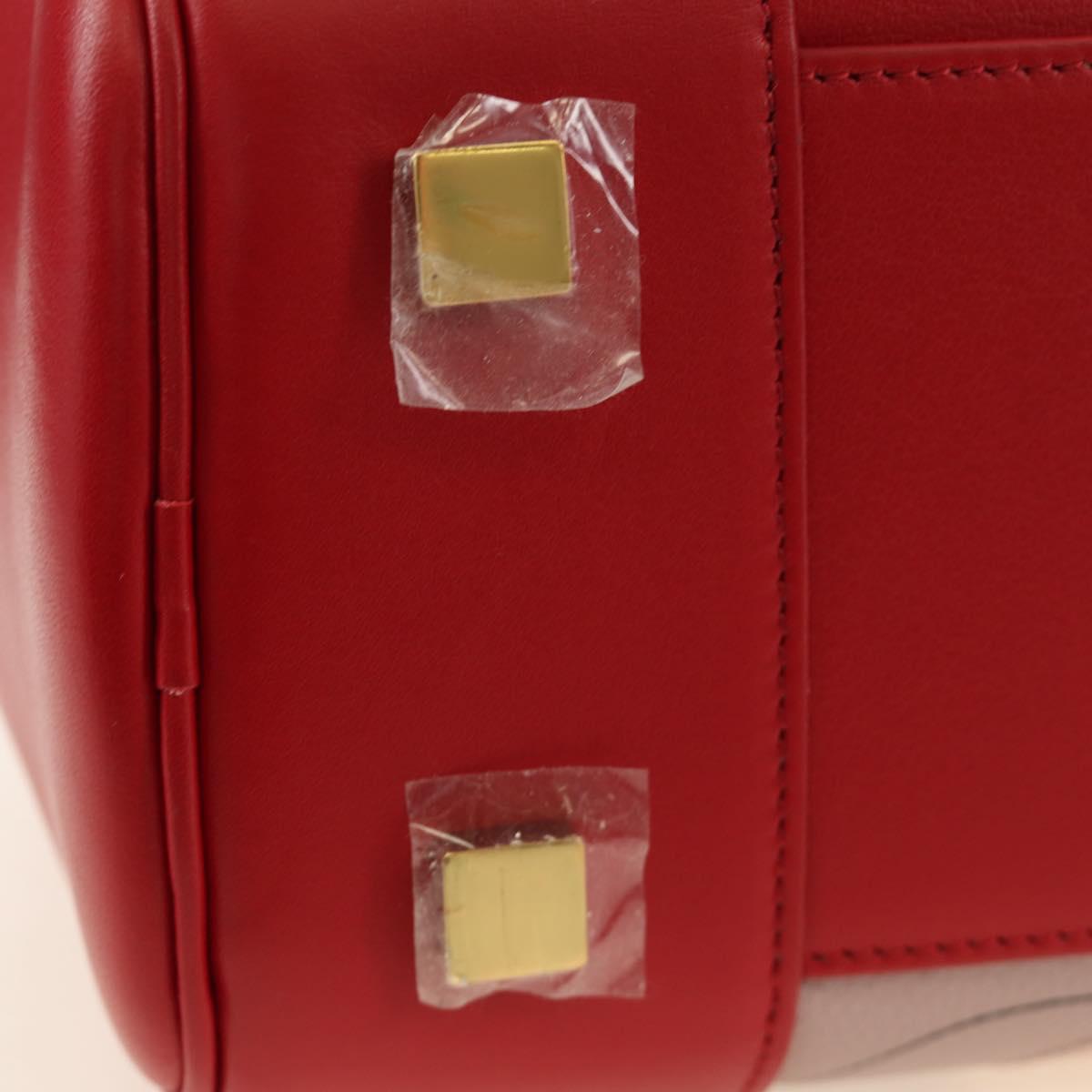 LOEWE × Studio Ghibli Amazona 19 Baby Mouse Hand Bag Leather Red Auth 167438SM