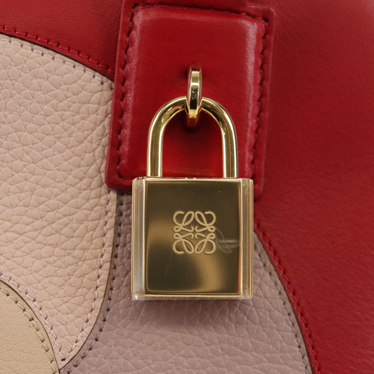LOEWE × Studio Ghibli Amazona 19 Baby Mouse Hand Bag Leather Red Auth 167438SM
