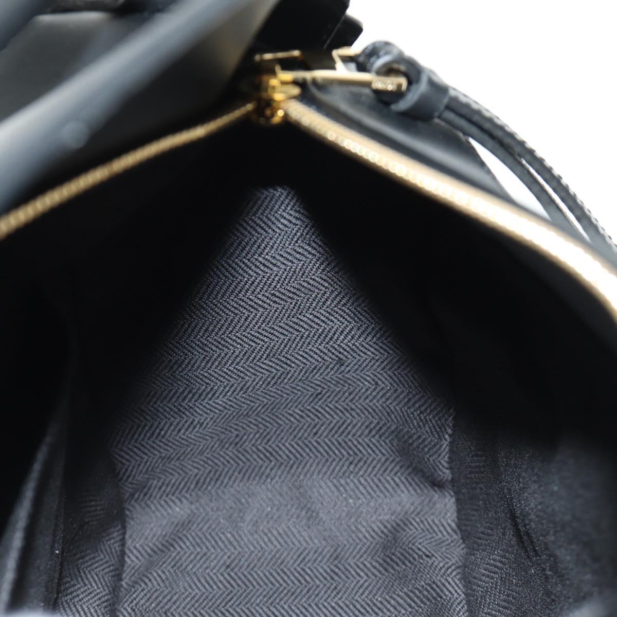 LOEWE × Studio Ghibli Puzzle Bag Calcifer Hand Bag Leather Black Auth 167439SM