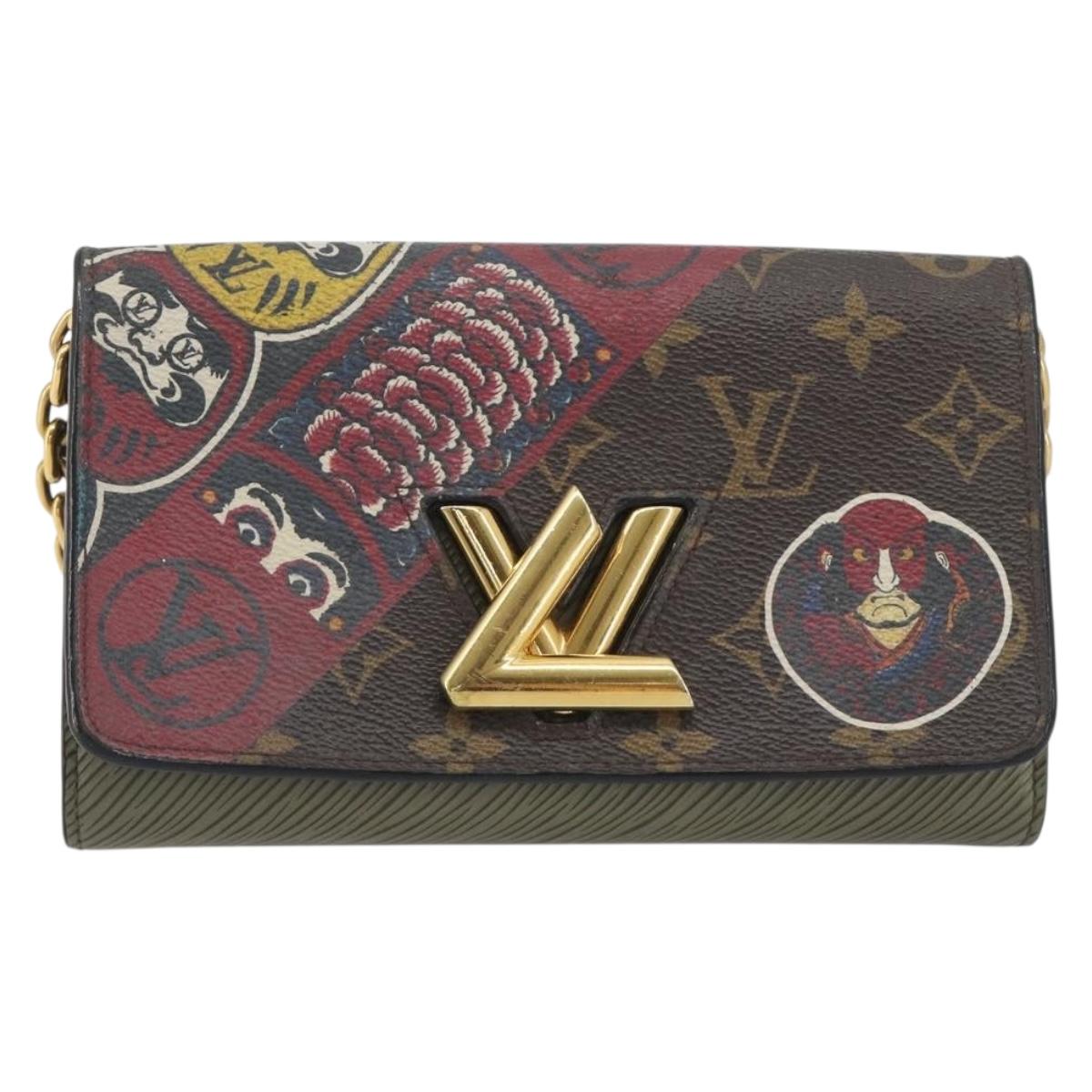 LOUIS VUITTON Monogram Kabuki Twist MM Shoulder Bag LV Auth 167444A