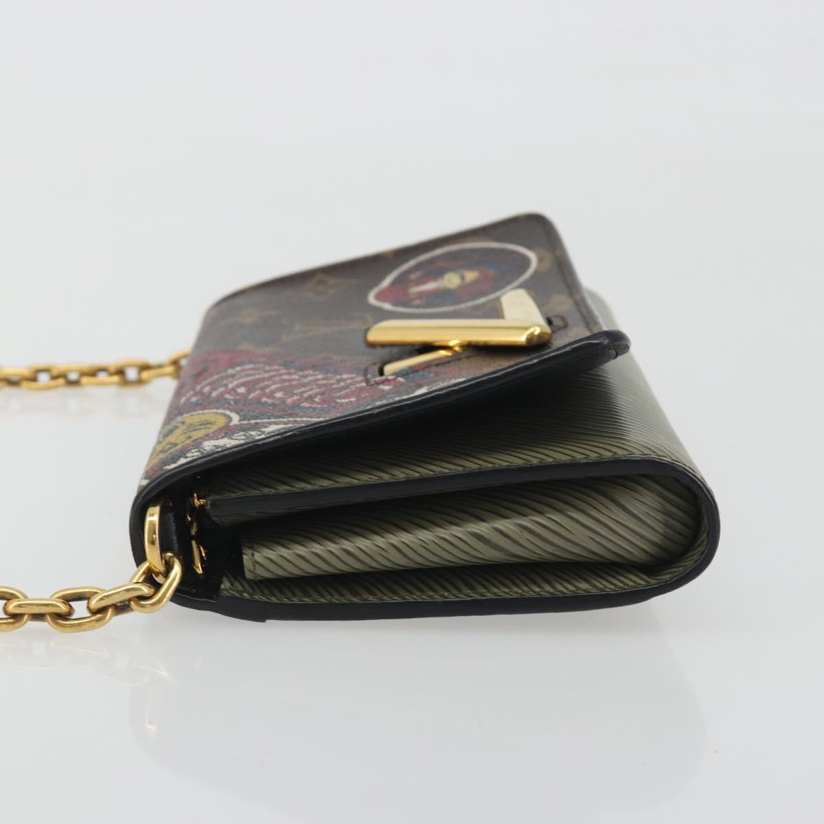 LOUIS VUITTON Monogram Kabuki Twist MM Shoulder Bag LV Auth 167444A