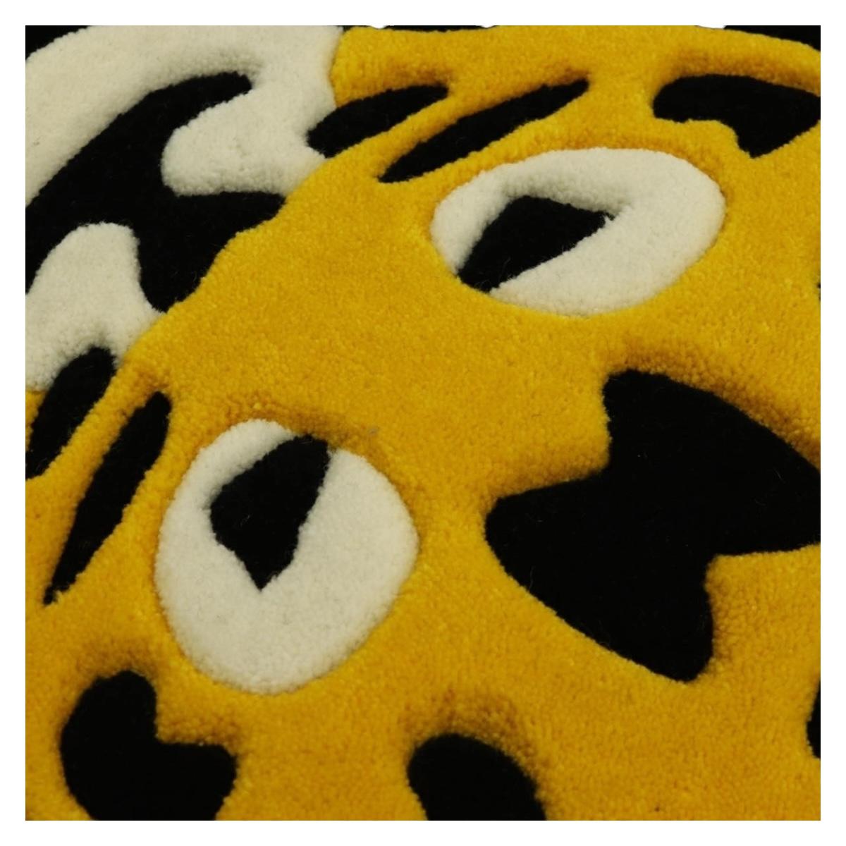 LOUIS VUITTON X NIGO Tiger Carpet Canvas Yellow Black GI0719 LV Auth 167449SM