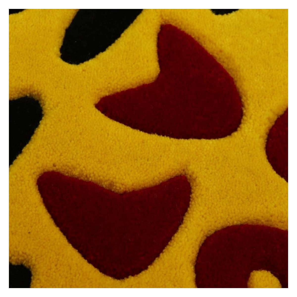 LOUIS VUITTON X NIGO Tiger Carpet Canvas Yellow Black GI0719 LV Auth 167449SM