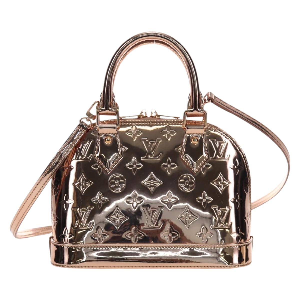 LOUIS VUITTON Monogram Miroir Alma BB Hand Bag Cuible M27037 LV Auth 167452SM