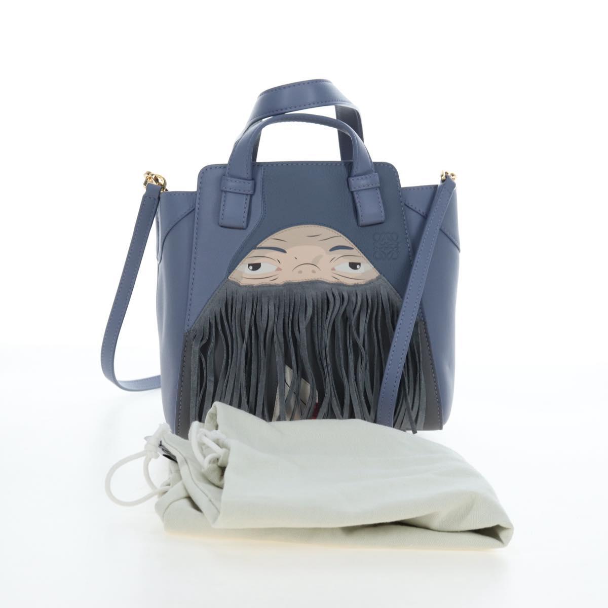 LOEWE x Studio Ghibli Howl's Moving Castle Markl Hammock Bag Auth 167454SM