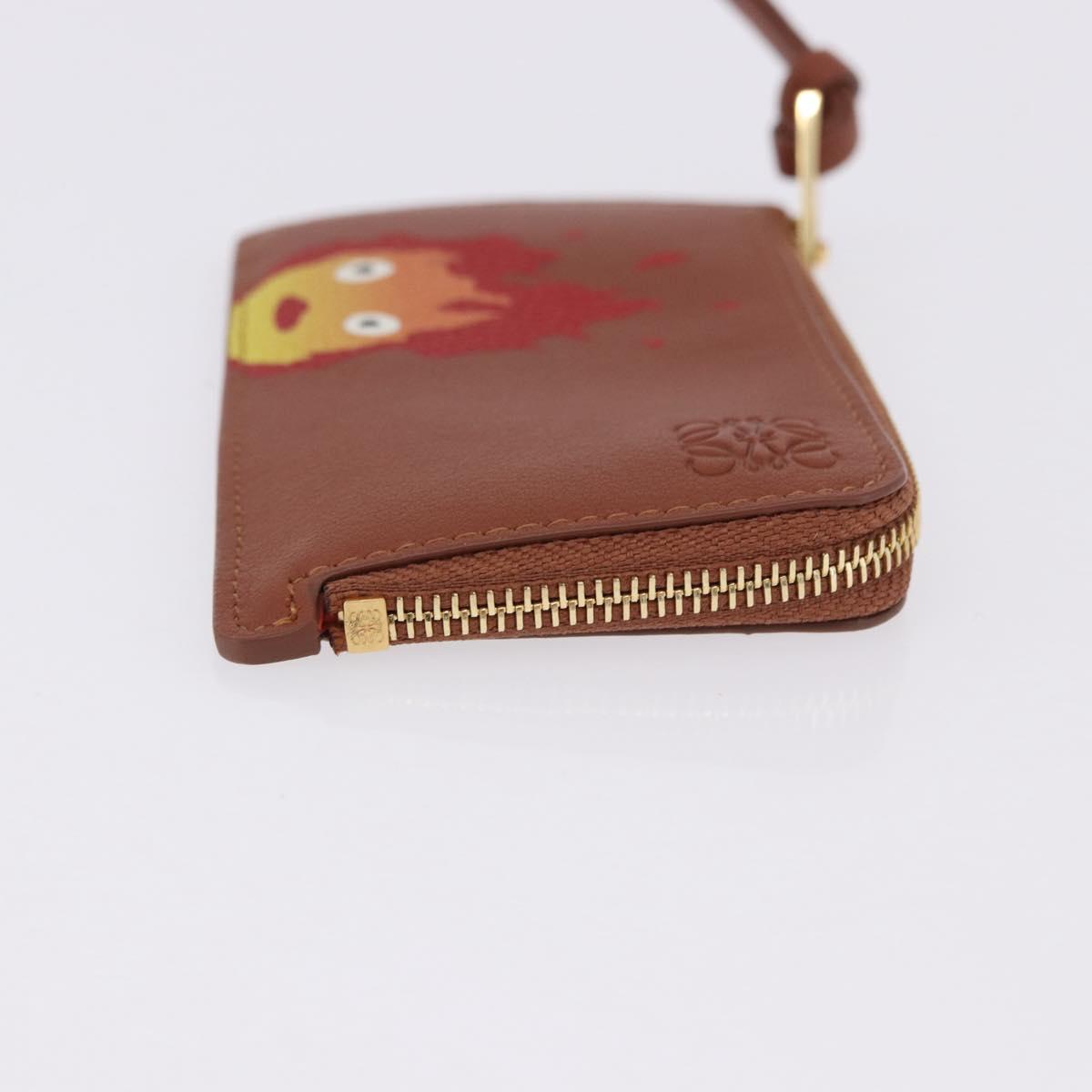 LOEWE x Studio Ghibli Howl's Moving Castle Card Holder Calcifer Auth 167455SM