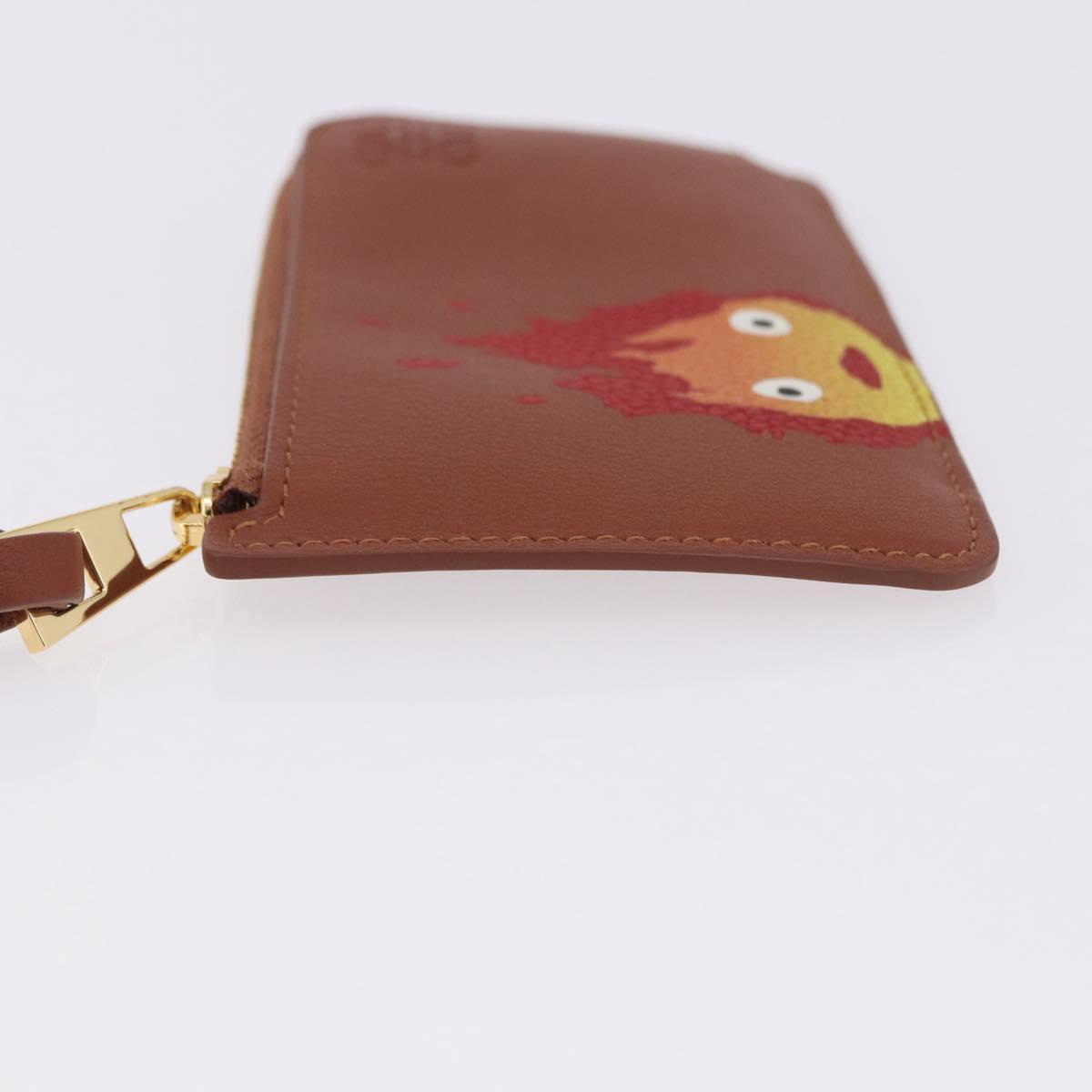 LOEWE x Studio Ghibli Howl's Moving Castle Card Holder Calcifer Auth 167455SM