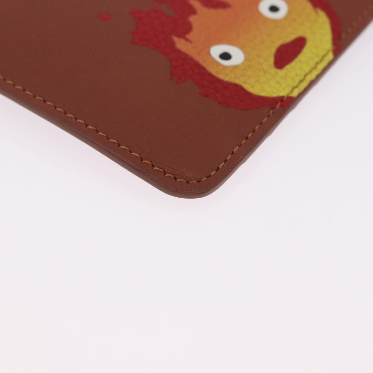 LOEWE x Studio Ghibli Howl's Moving Castle Card Holder Calcifer Auth 167455SM