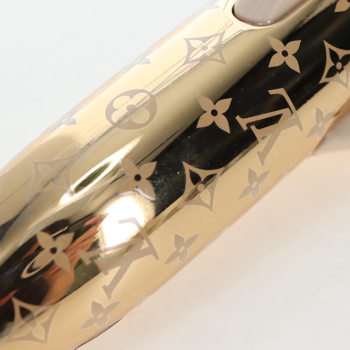LOUIS VUITTON Monogram Metal Rocket Paperweight Gold GI0794 LV Auth 167456SM