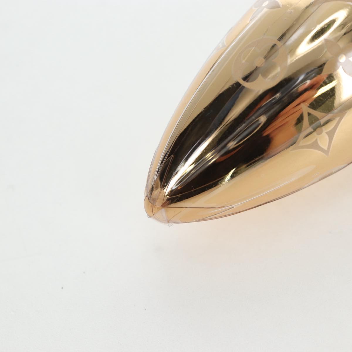 LOUIS VUITTON Monogram Metal Rocket Paperweight Gold GI0794 LV Auth 167456SM