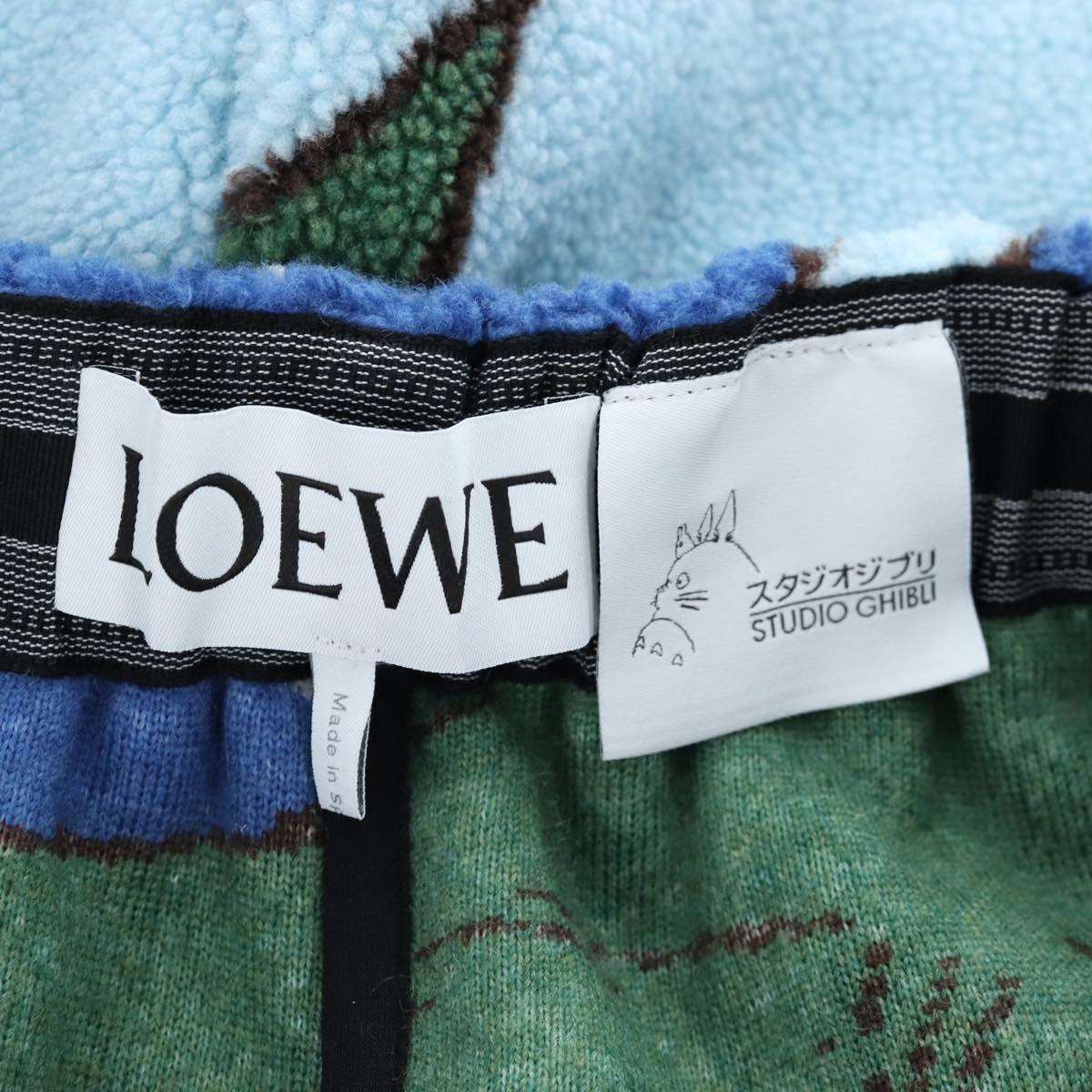 LOEWE x Studio Ghibli Spirited Away Jacquard Fleece Bermuda Pants Auth 167465SM