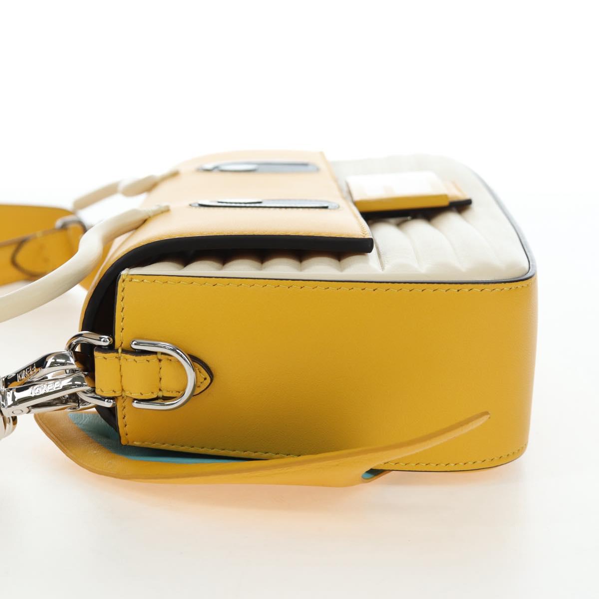 FENDI x FRGMT x POKEMON Dragonite Mamma Baguette Yellow 8BR600 Auth 167467SM