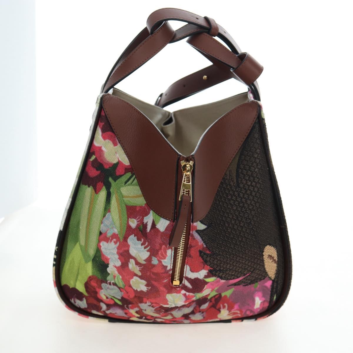 LOEWE x Studio Ghibli Spirited Away Hammock Small Bag Canvas Brown Auth 167469SM