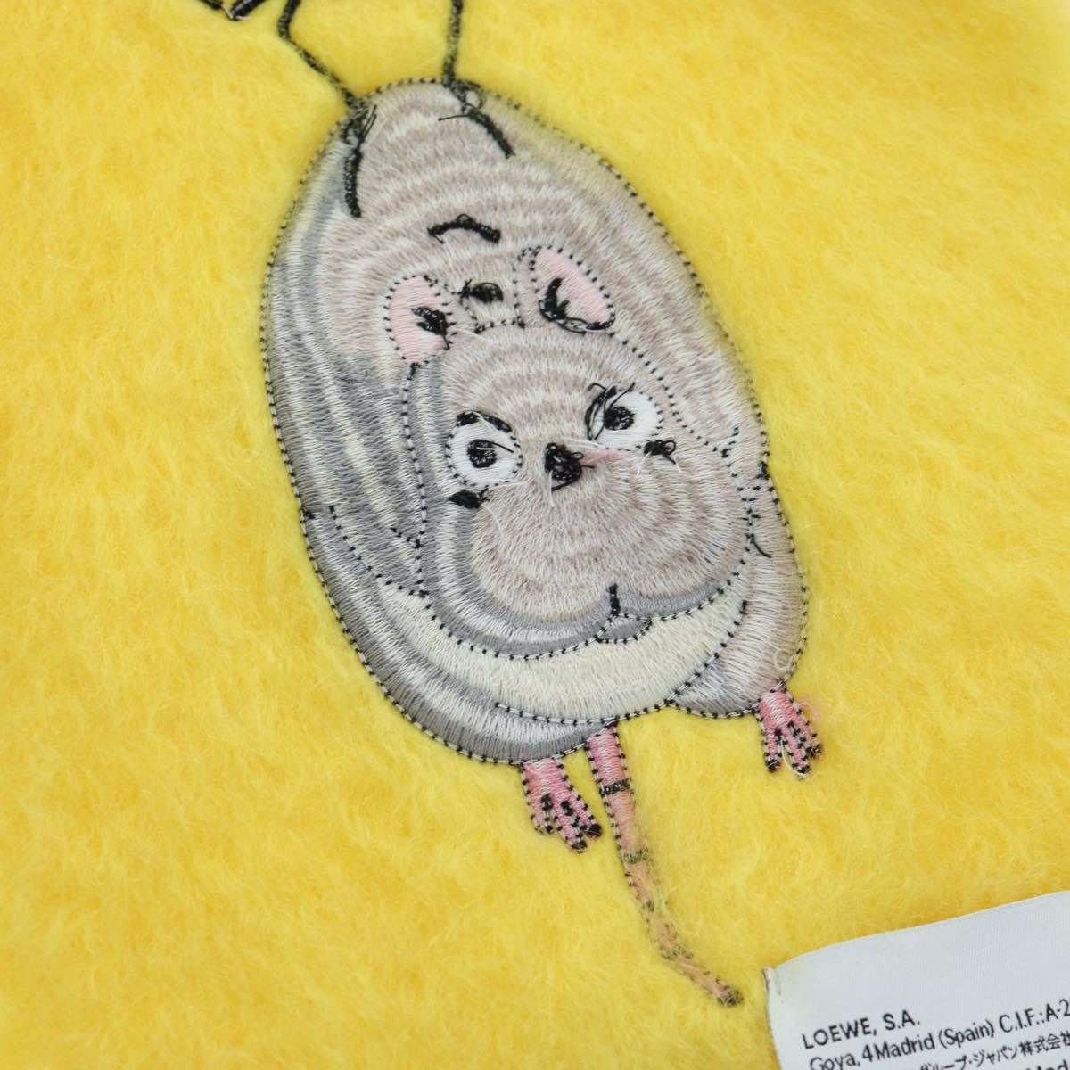 LOEWE x Studio Ghibli Spirited Away Boh Mouse Fly Bird Scarf Auth 167476SM