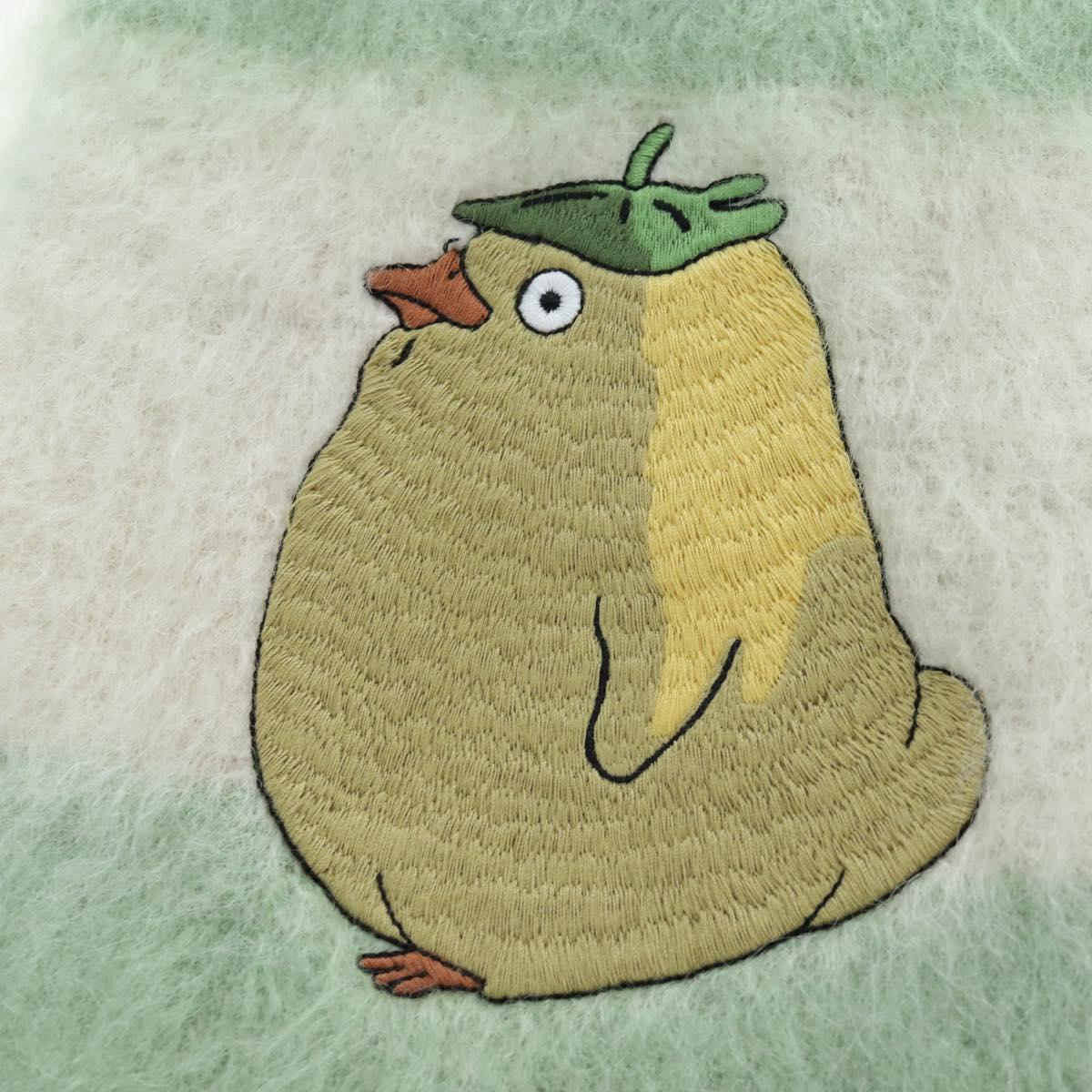 LOEWE x Studio Ghibli Spirited Away Ootori Scarf mohair Green Auth 167477SM