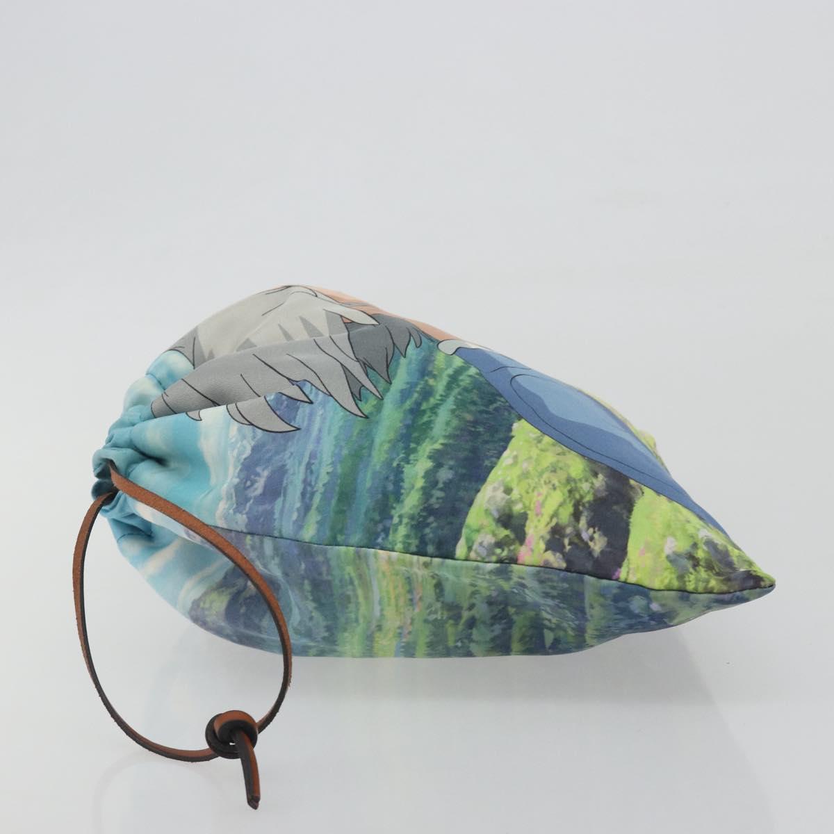 LOEWE Studio Ghibli Howl's Moving Castle Sophie Pouch Nylon Blue Auth 167478M