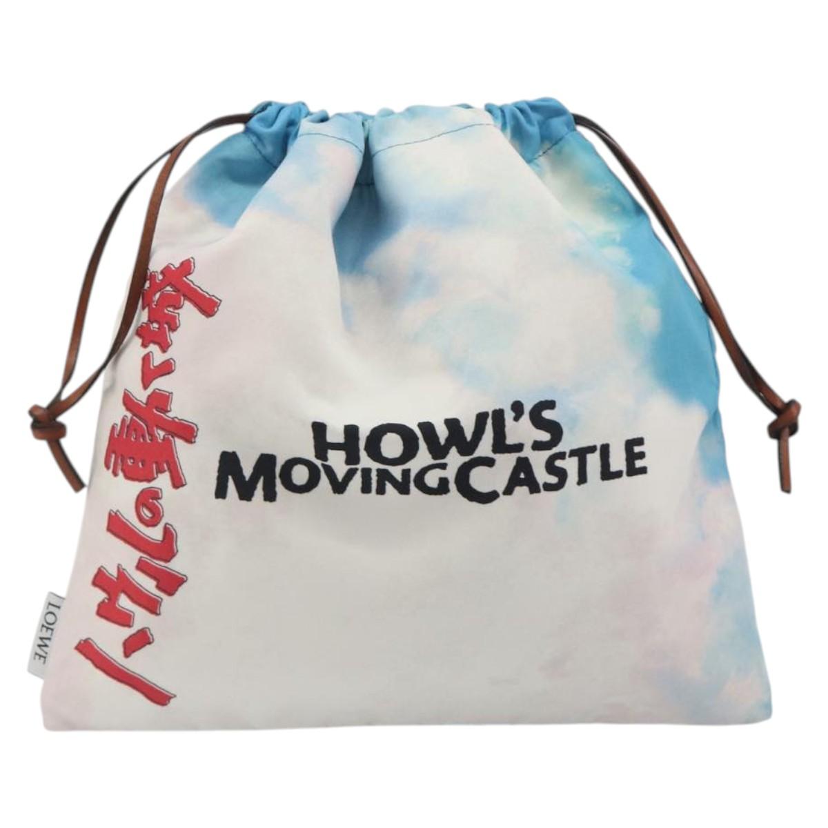 LOEWE x Studio Ghibli Howl's Moving Castle Pouch Nylon Blue Auth 167479M