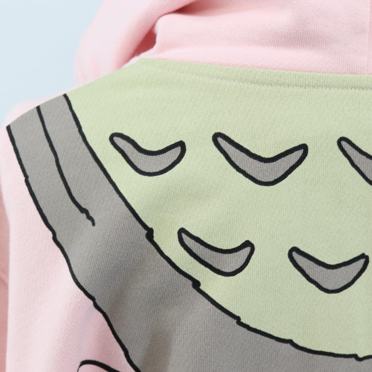 LOEWE x Studio Ghibli My Neighbor Totoro Hoodie Cotton Pink Auth 167484SM