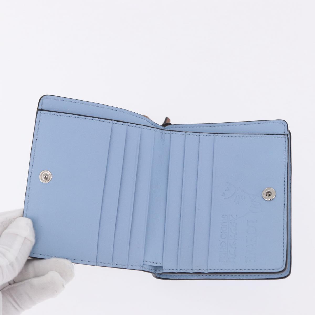 LOEWE x Studio Ghibli My Neighbor Totoro Bifold Wallet Blue Auth 167489SM