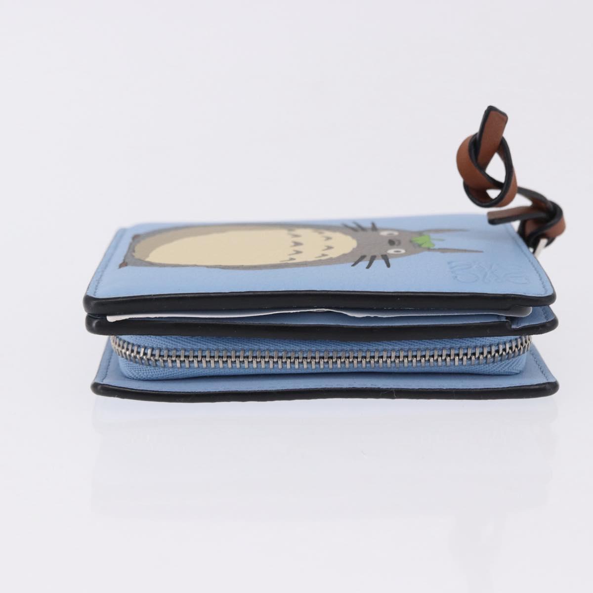 LOEWE x Studio Ghibli My Neighbor Totoro Bifold Wallet Blue Auth 167489SM