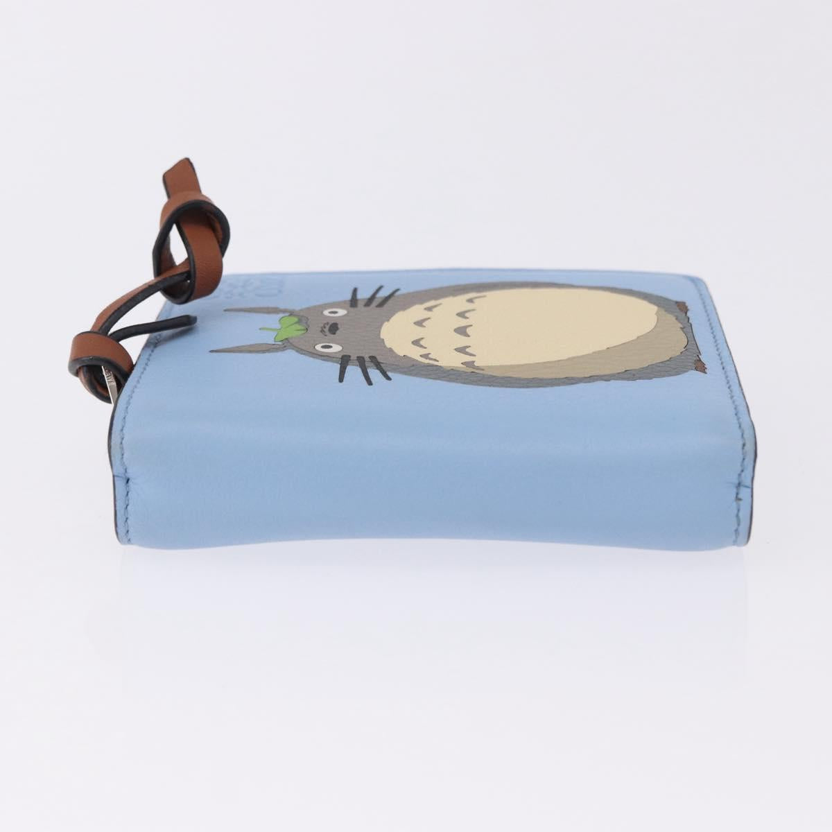 LOEWE x Studio Ghibli My Neighbor Totoro Bifold Wallet Blue Auth 167489SM