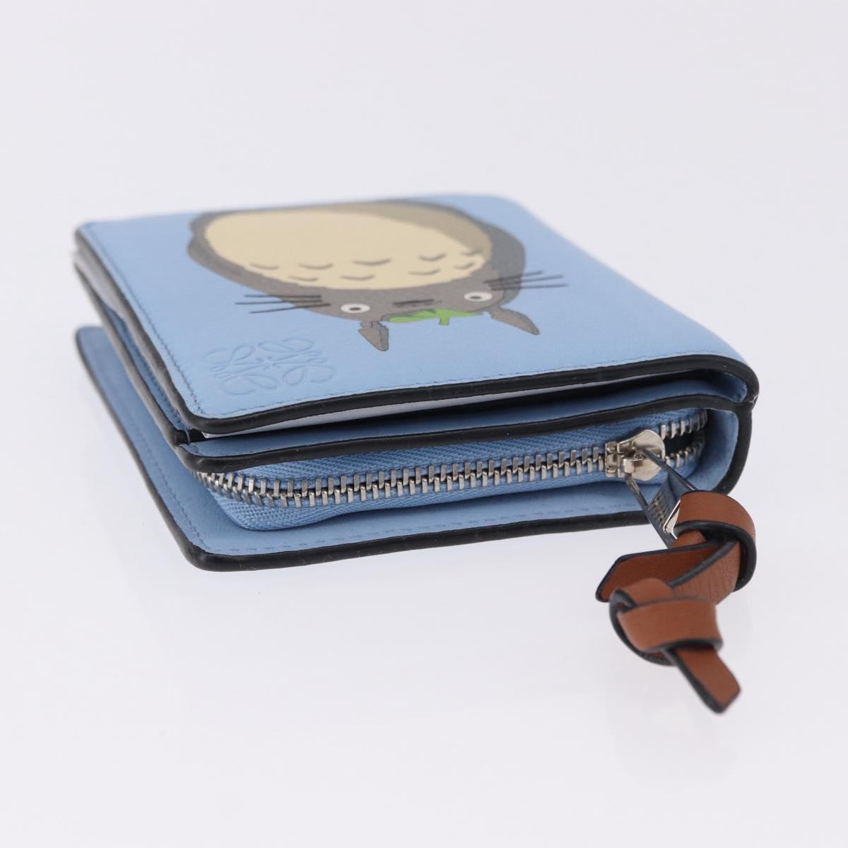 LOEWE x Studio Ghibli My Neighbor Totoro Bifold Wallet Blue Auth 167489SM