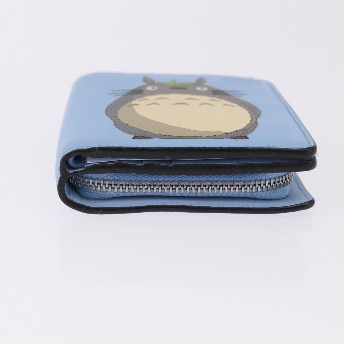LOEWE x Studio Ghibli My Neighbor Totoro Bifold Wallet Blue Auth 167489SM