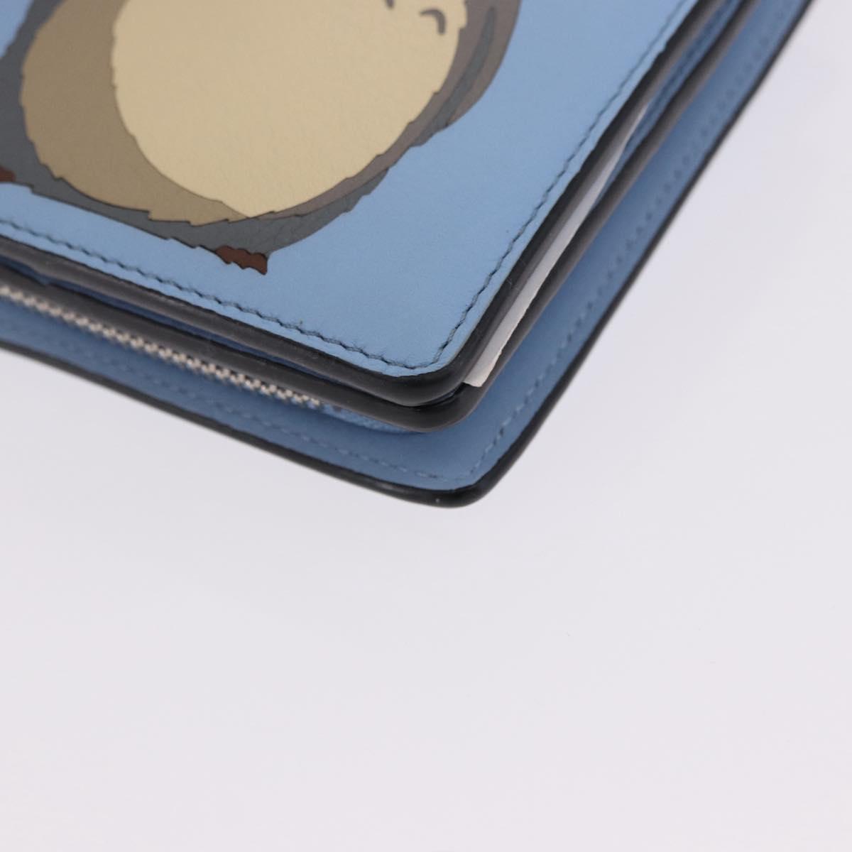 LOEWE x Studio Ghibli My Neighbor Totoro Bifold Wallet Blue Auth 167489SM