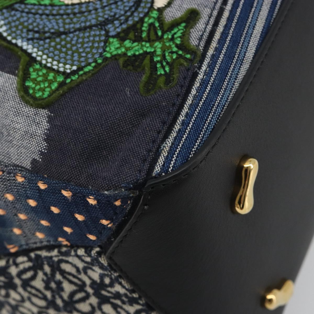 LOEWE x Studio Ghibli Puzzle Bag BORO Blue Frog Soot Sprites Blue Auth 167492SM