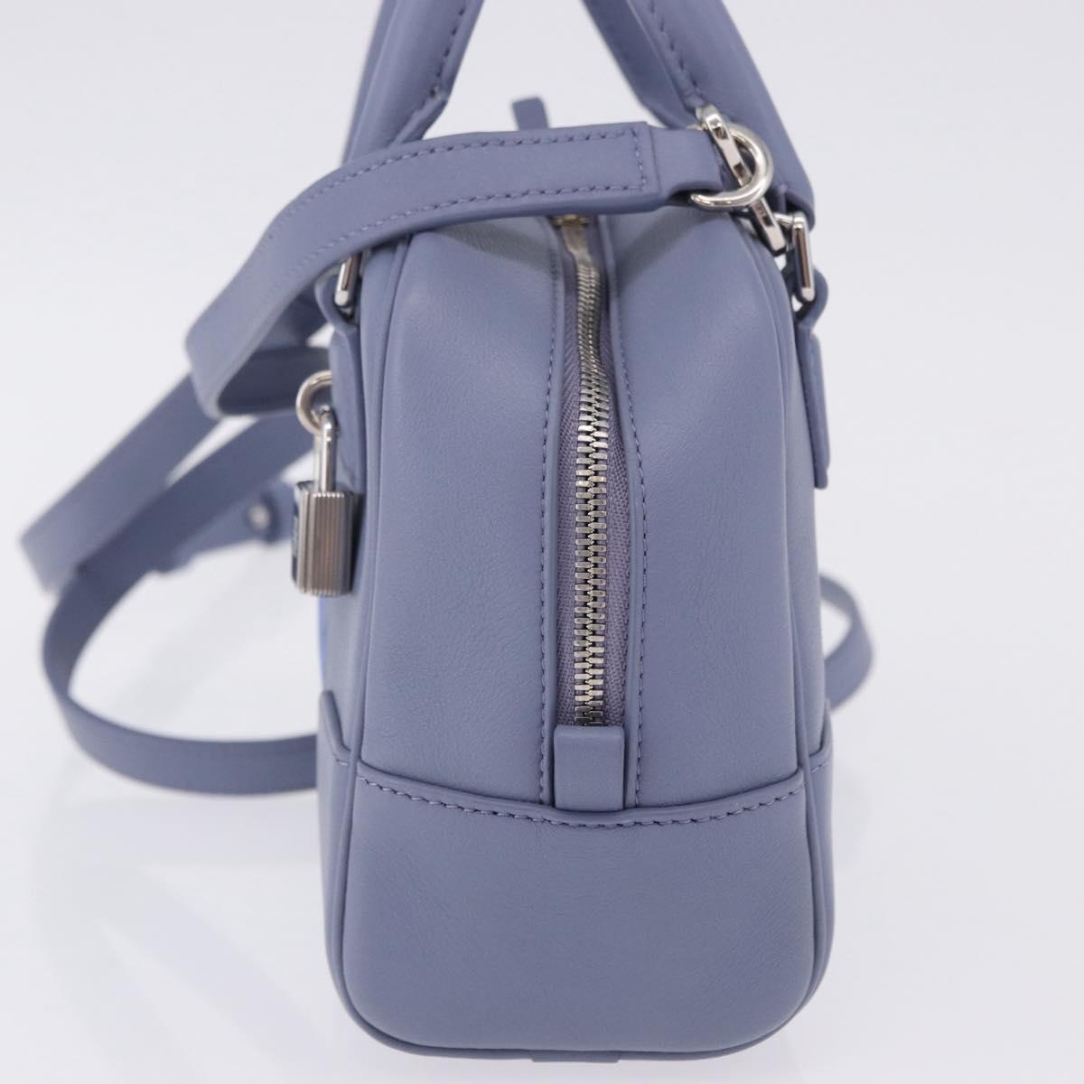 LOEWE LOEWE × Studio Ghibli Amazona 16 Calcifer Leather Blue Auth 167493SM