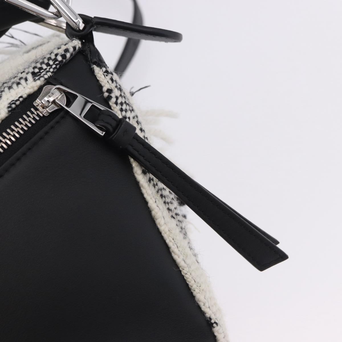 LOEWE AniAlverse Collaboration Puzzle Bag Small Cotton White Auth 167494SM