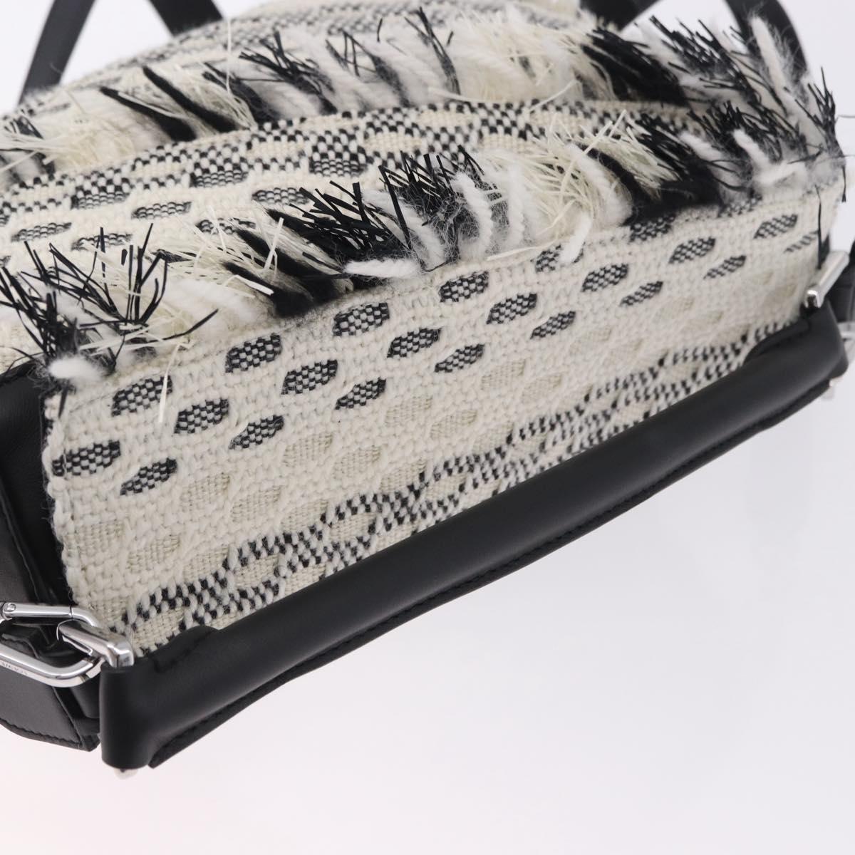 LOEWE AniAlverse Collaboration Puzzle Bag Small Cotton White Auth 167494SM