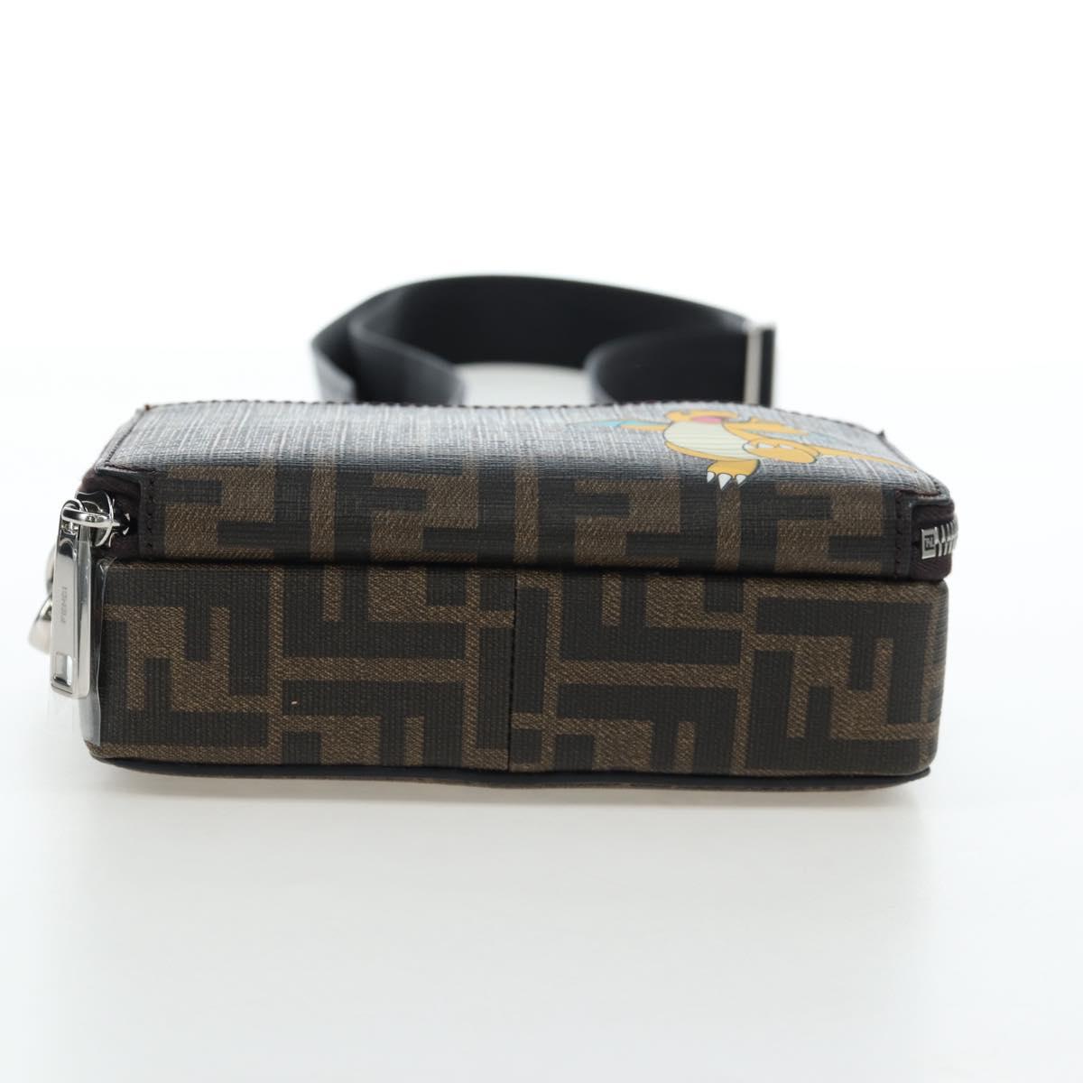 FENDI FENDIxFRGMTxPOKÉMON Zucca Canvas Dragonfly 2way Camera Bag Auth 167506SM
