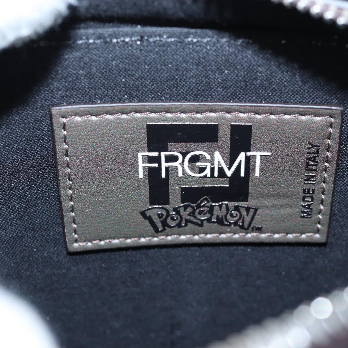 FENDI FENDIxFRGMTxPOKÉMON Zucca Canvas Dragonfly 2way Camera Bag Auth 167506SM