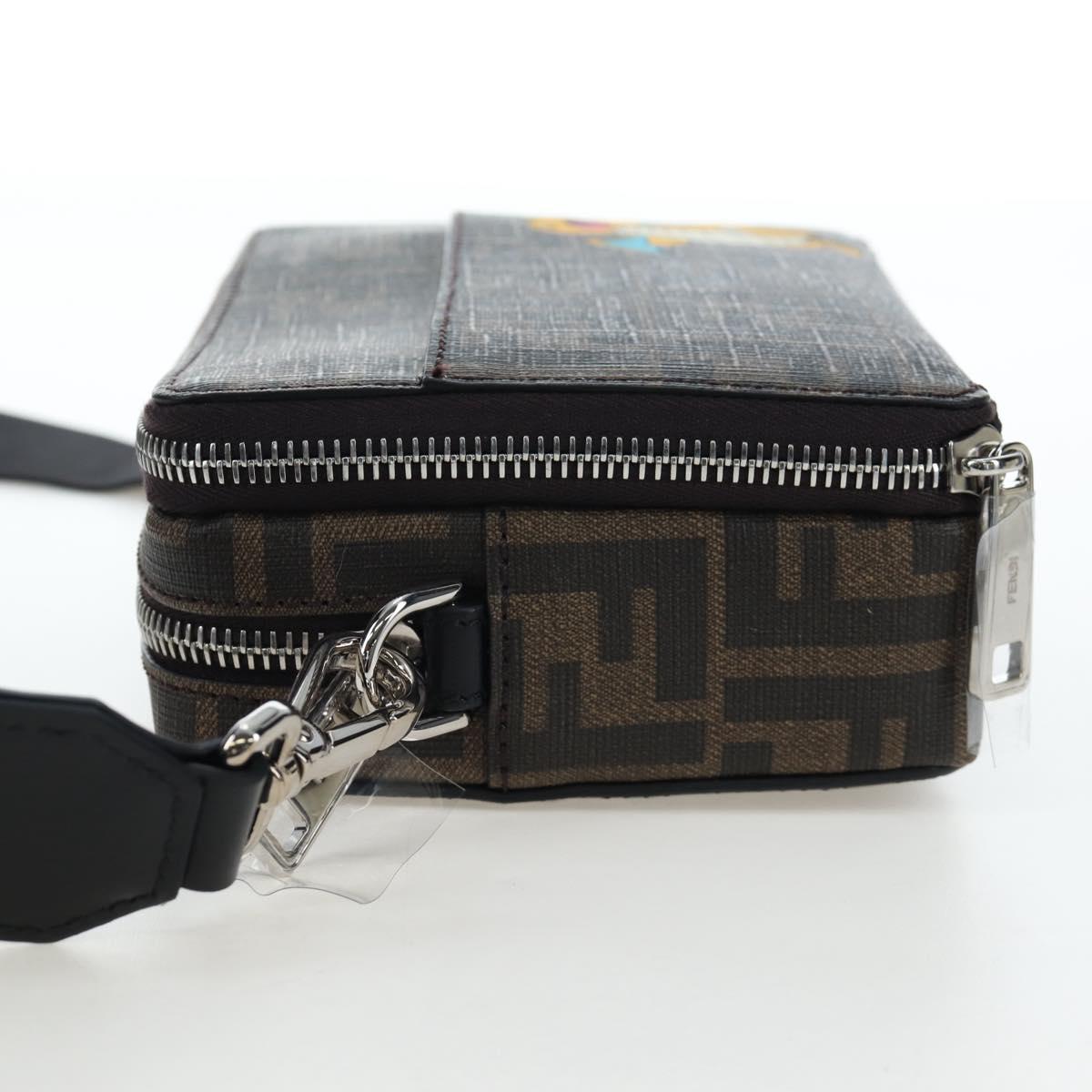 FENDI FENDIxFRGMTxPOKÉMON Zucca Canvas Dragonfly 2way Camera Bag Auth 167506SM