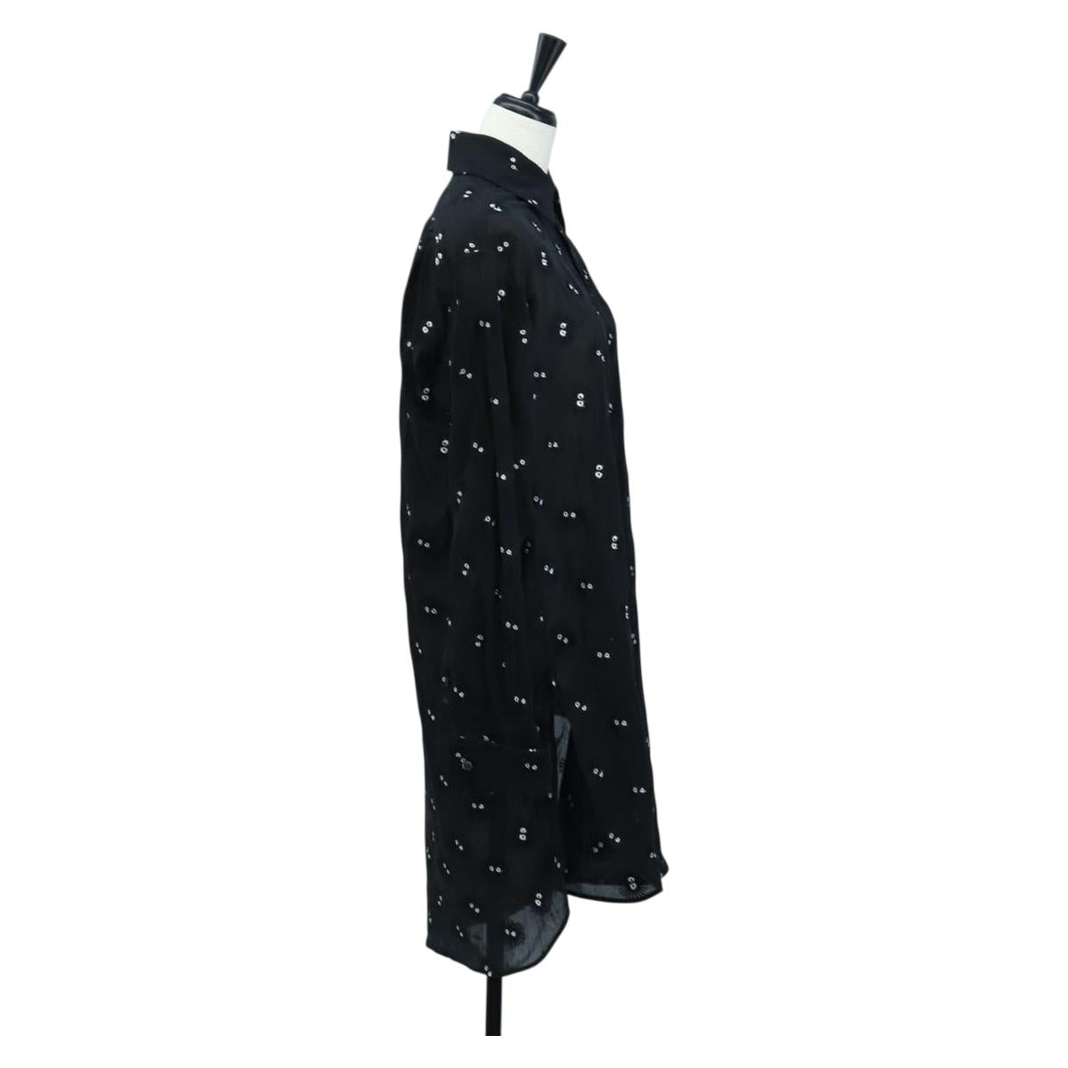LOEWE LOEWE × Studio Ghibli Sheer shirt Soot Sprites Cotton 34 Auth 167530SM