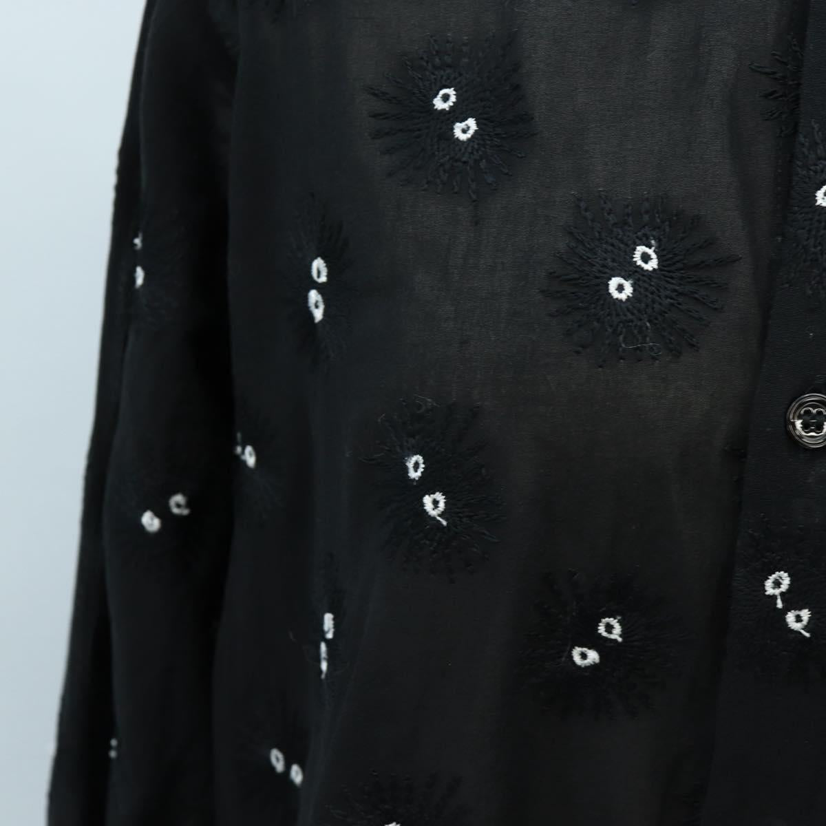 LOEWE LOEWE × Studio Ghibli Sheer shirt Soot Sprites Cotton 34 Auth 167530SM