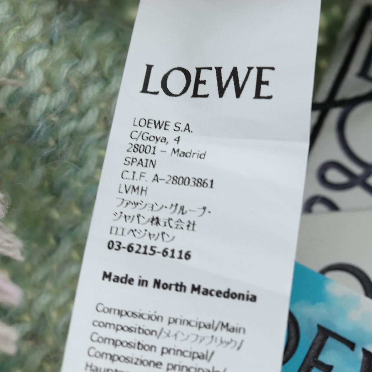 LOEWE LOEWE × Studio Ghibli Embroidered Sweater Hin Wool XS Green Auth 167540SM