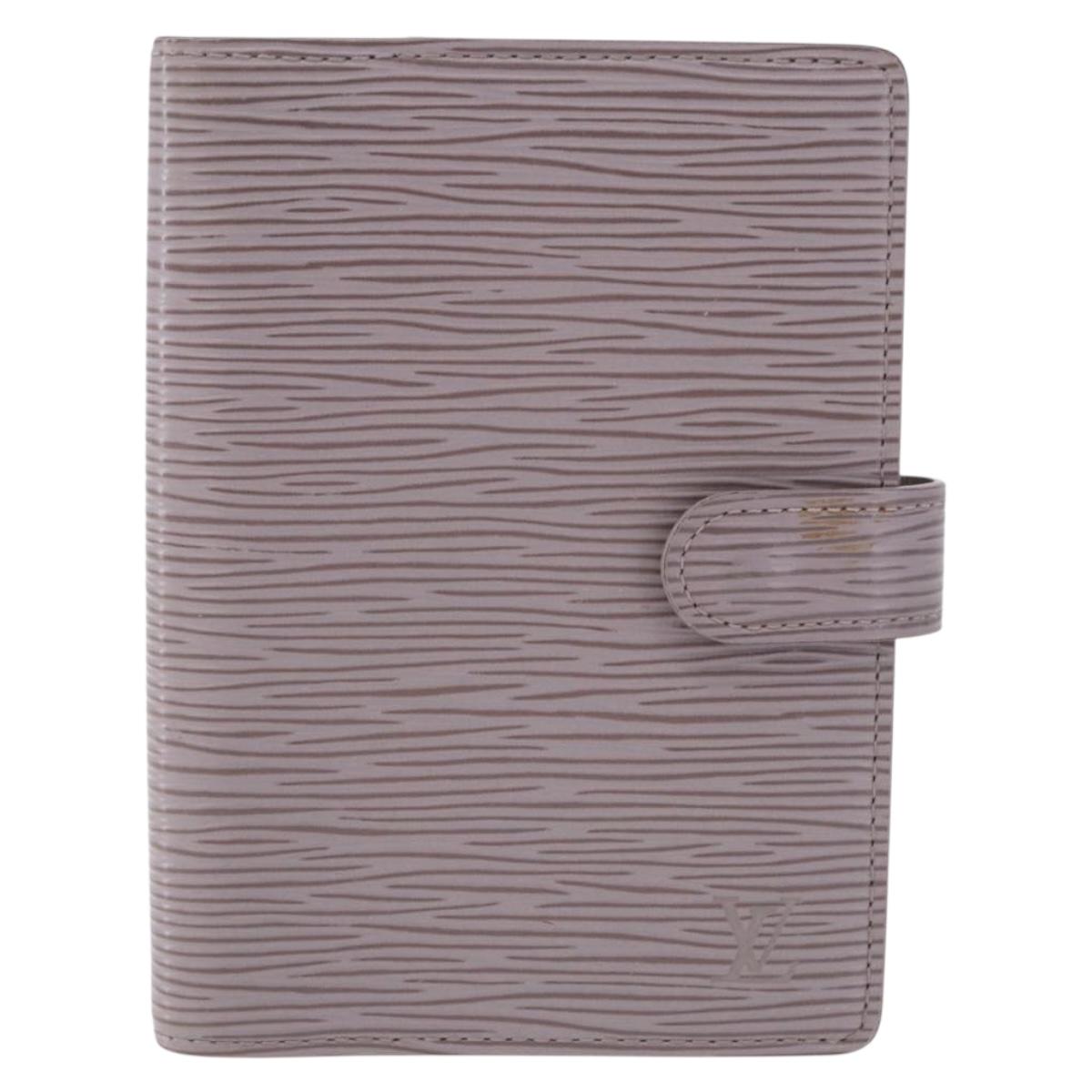 LOUIS VUITTON Epi Agenda PM Day Planner Cover Lilac R2005B LV Auth 167544A