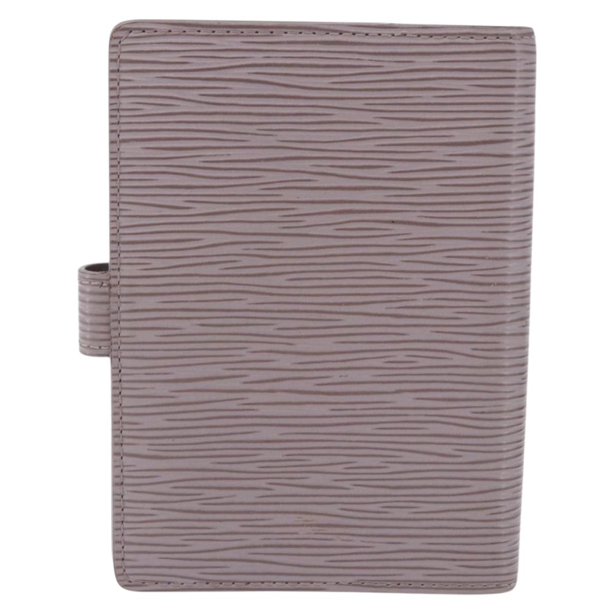LOUIS VUITTON Epi Agenda PM Day Planner Cover Lilac R2005B LV Auth 167544A