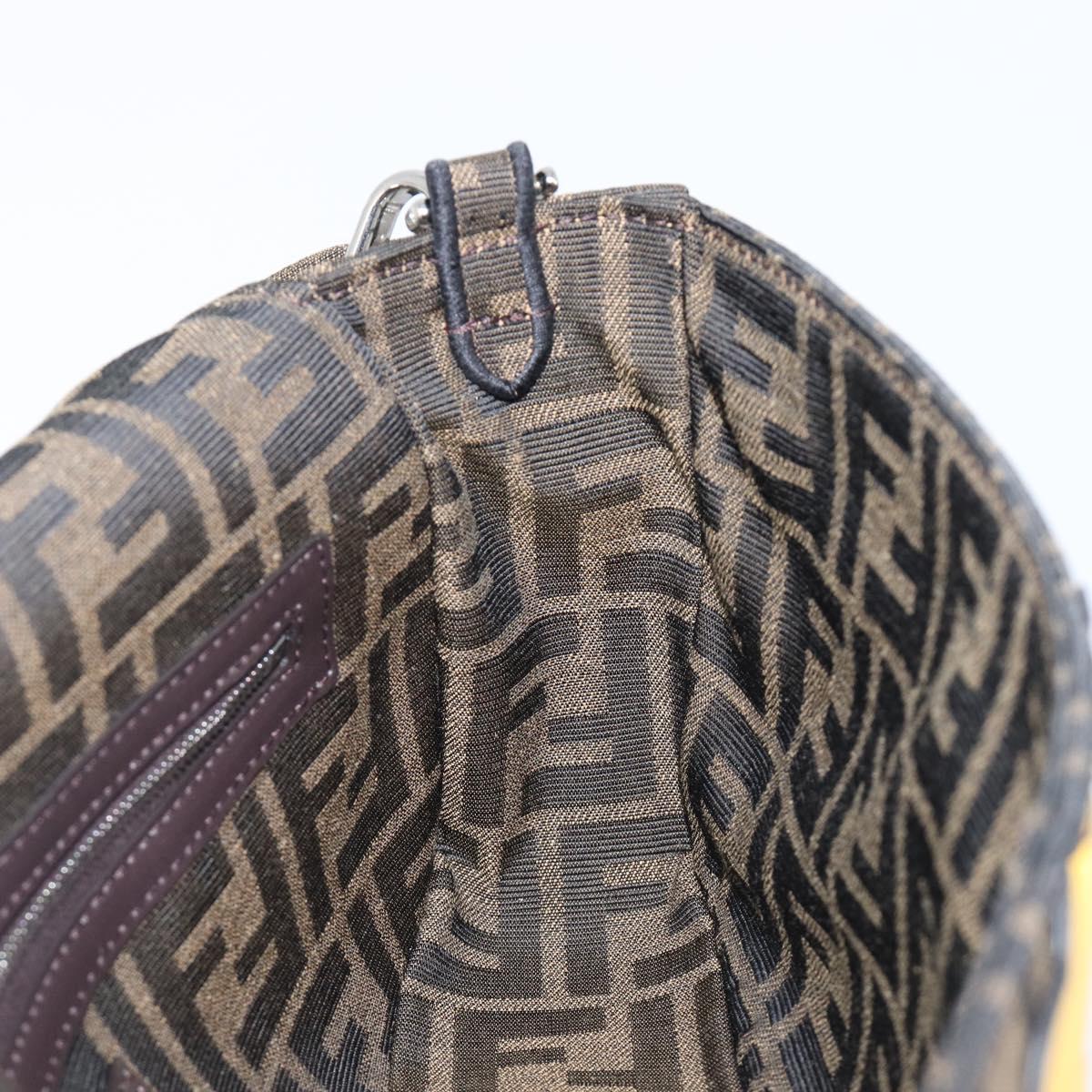 FENDI x FRGMT x POKEMON Mamma Baguette Kairyu Zucca Brown 8BR600 Auth 167552SM