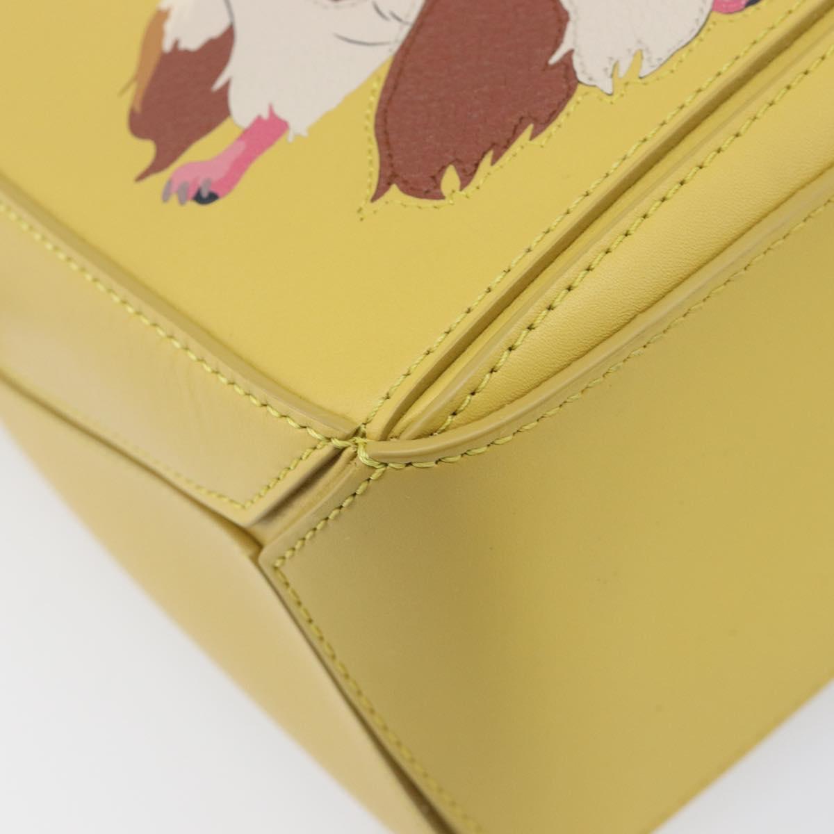 LOEWE x Studio Ghibli Howl's Moving Castle Hin Puzzle Bag Yellow Auth 167554SM