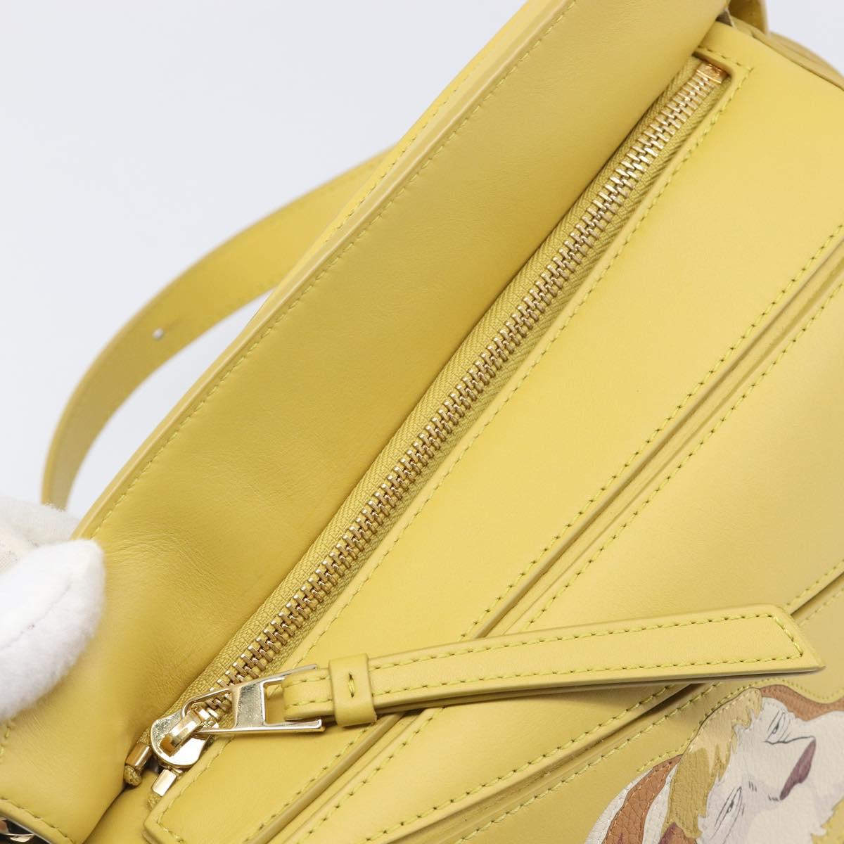 LOEWE x Studio Ghibli Howl's Moving Castle Hin Puzzle Bag Yellow Auth 167554SM