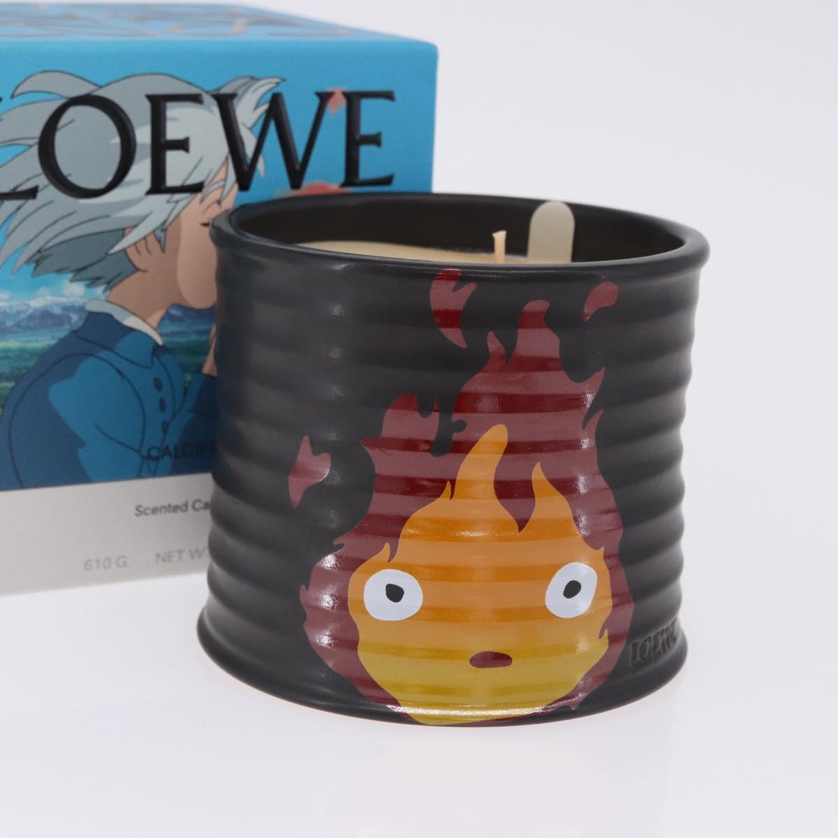 LOEWE x Studio Ghibli Howl's Moving Castle Calcifer Candle Black Auth 167557M