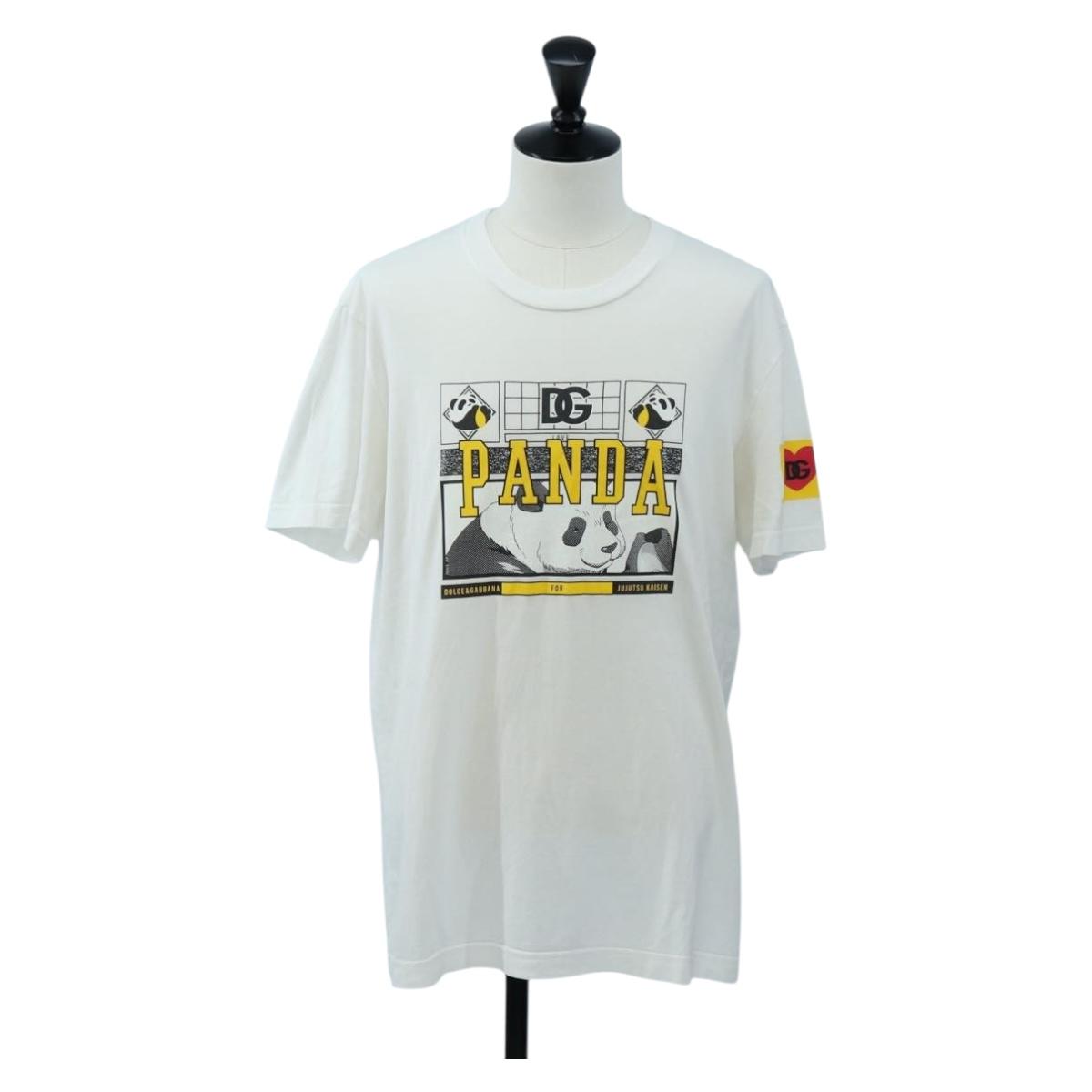 DOLCE&GABBANA Jujutsu Kaisen Panda Short-Sleeved T-shirt Cotton Auth 167562M