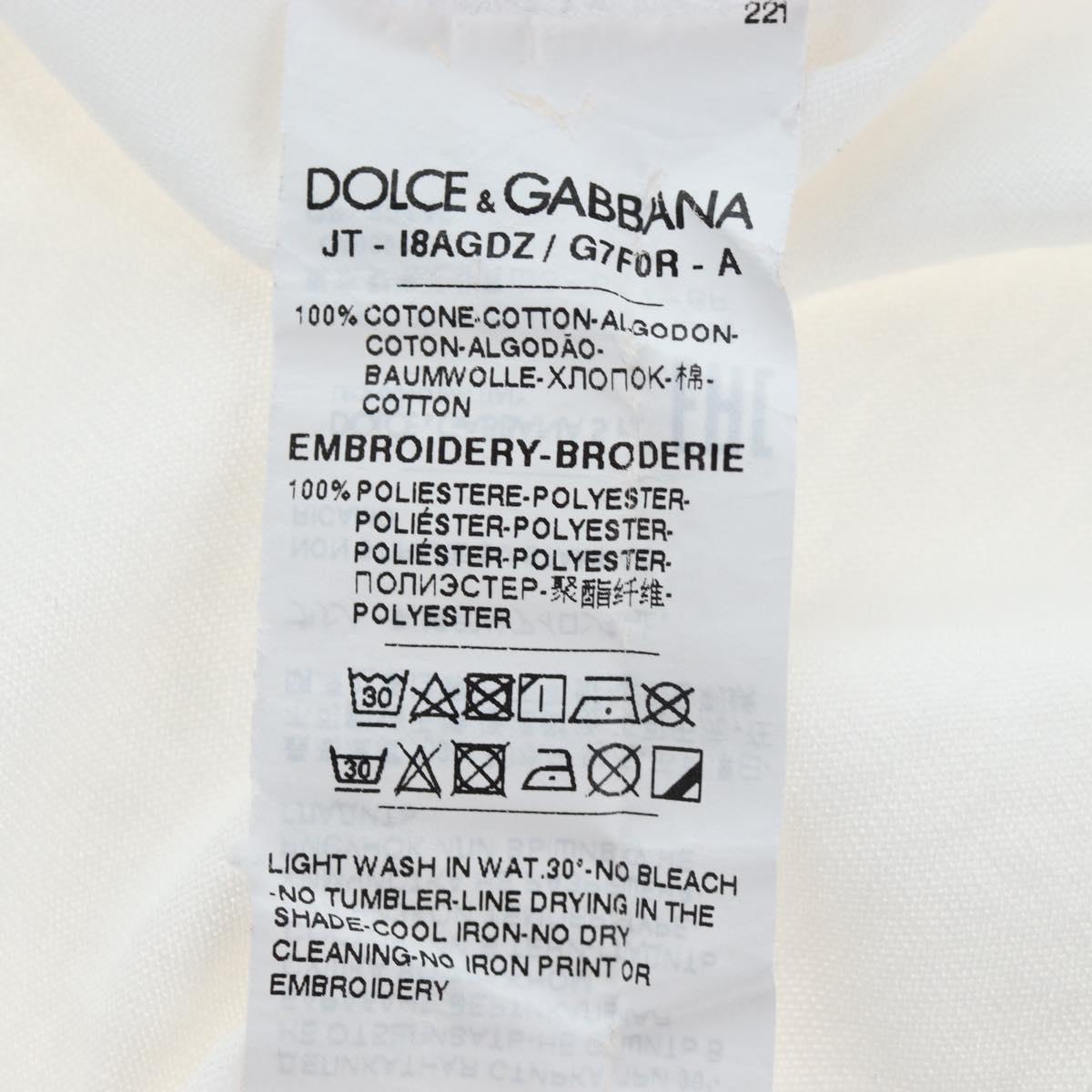 DOLCE&GABBANA Jujutsu Kaisen Panda Short-Sleeved T-shirt Cotton Auth 167562M