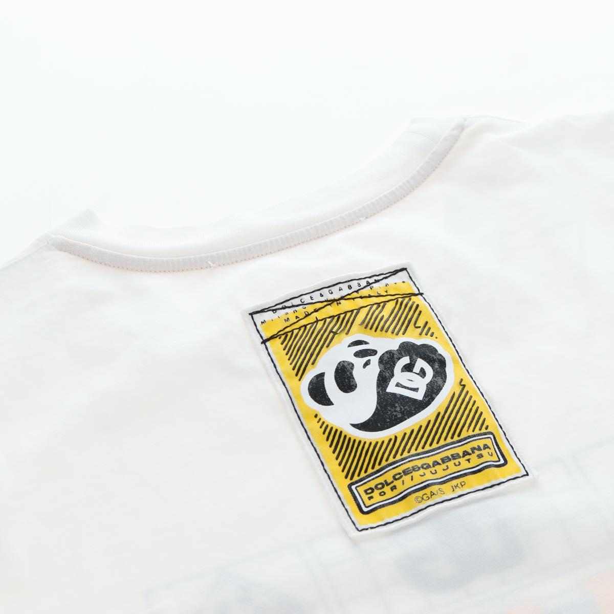 DOLCE&GABBANA Jujutsu Kaisen Panda Short-Sleeved T-shirt Cotton Auth 167562M