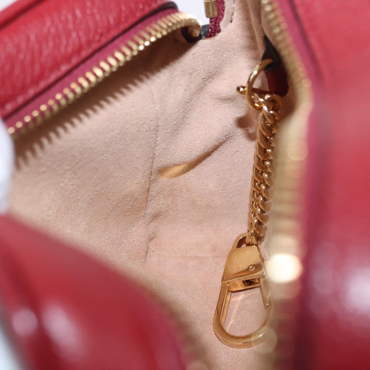 GUCCI x Doraemon Micro GG Shoulder Bag PVC Brown Gold Tone 647784 Auth 167564SAM
