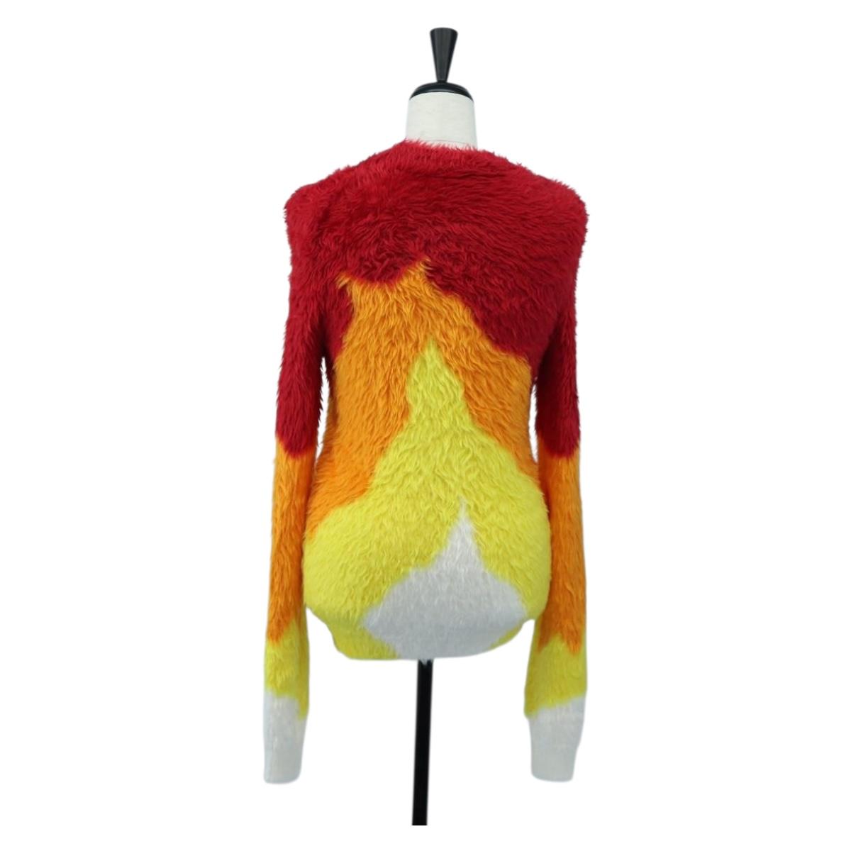 LOEWE x Ghibli Howl's Moving Castle Calcifer Sweater Polyamide Auth 167568SM
